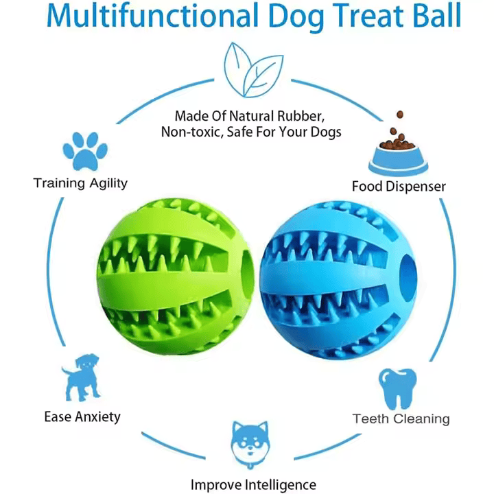 Jouet à Mâcher en Silicone pour Chien – Résistant, Amusant & Éco-responsable